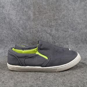 Casual Shoes Kids 1 Sneaker Slip On Trainer School Play Active Comfort Flat Gray